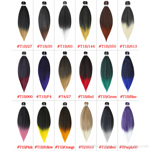 wholesale cheap pre stretched braiding hair yaki hair extensions pre tipped twisted prestretched ombre bulk braiding hair Braids